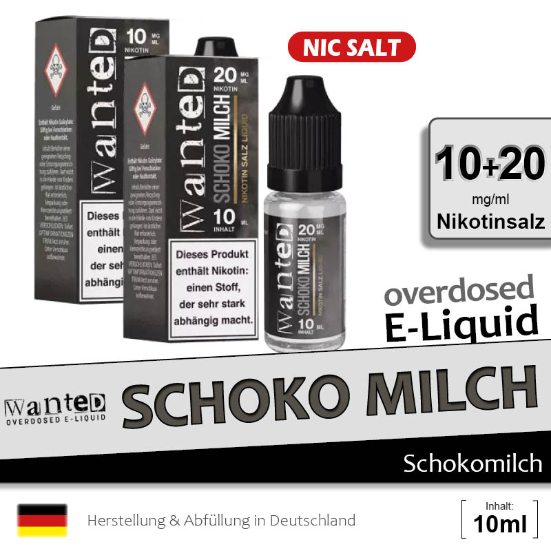 Wanted Schoko Milch Liquid