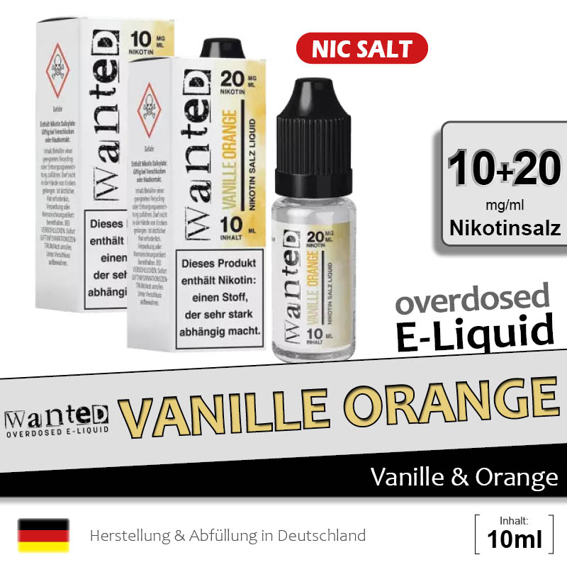 Wanted Vanille Orange Liquid